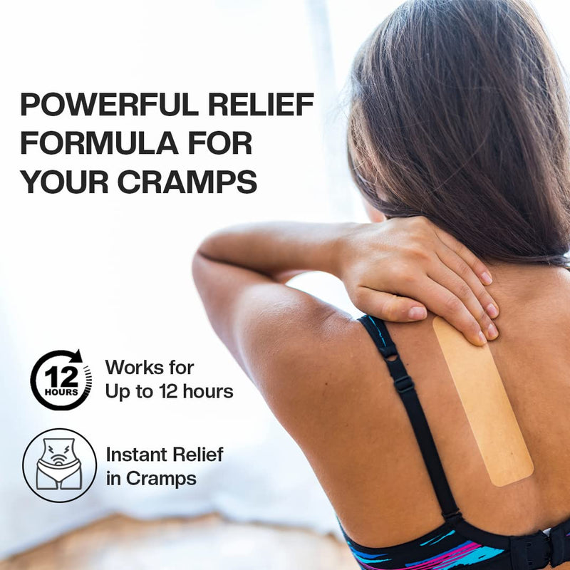 PEESAFE Feminine Herbal Pain Relief Patches (6 Patches) | Instant & Continuous Pain Relief | Period Cramp Relief | Period Pain Relief | Menstrual Pain Relief | Endometriosis Pain Relief | Period Patch Menstrual Patches - BeesActive Australia