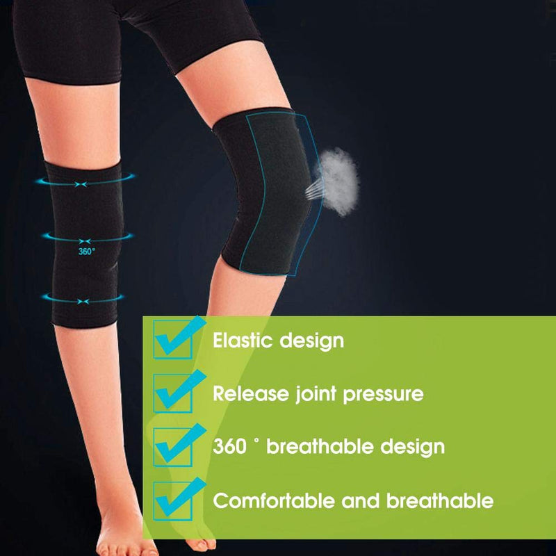 Sports Knee Pads, Outdoor Sports Nylon Knitted Knee Pads Breathable Knee Pads for Training Running Riding Basketball - BeesActive Australia