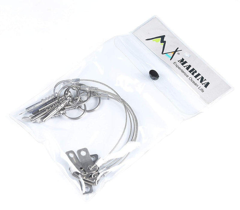 Boat Pins Quick Release W/Lanyard Prevent Loss, Stainless Steel Bimini Top Pin Pack of 4 - BeesActive Australia