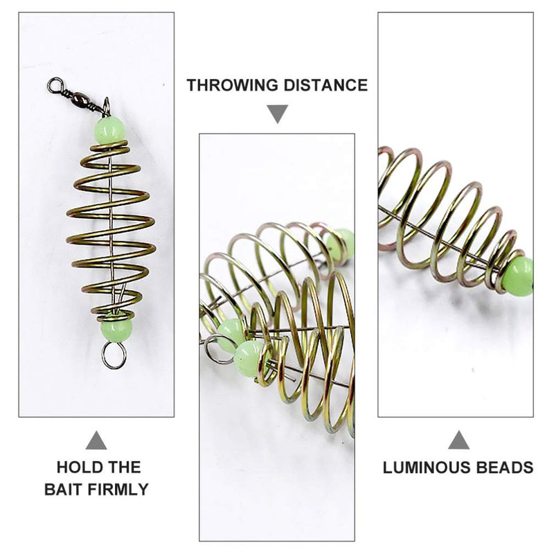 24Pcs Fishing Bait Trap Cage Feeder Basket Holder Coarse Lure Feeder Carp Lure Fish Accessories - BeesActive Australia