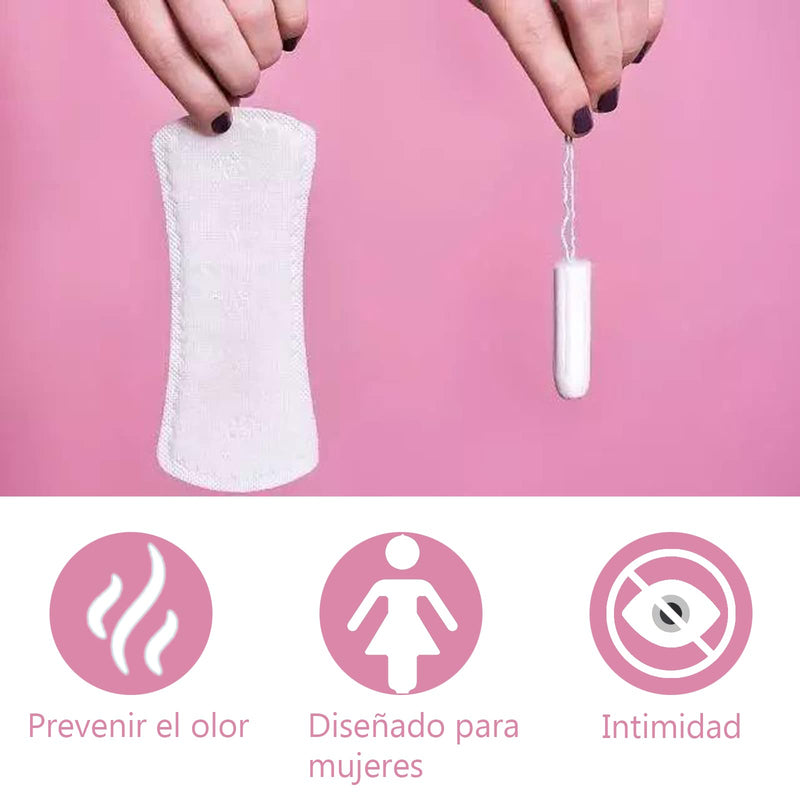 Sadocom Tampon Disposal Bags, Feminine Hygiene Disposal Bags, Sealable and Prevents Odours, Set of 100 Pack - BeesActive Australia