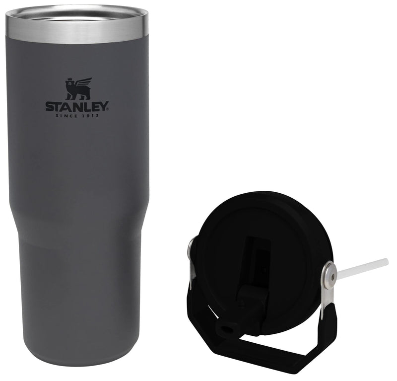 Stanley Classic The IceFlow Flip Straw Tumbler 30OZ Charcoal - BeesActive Australia