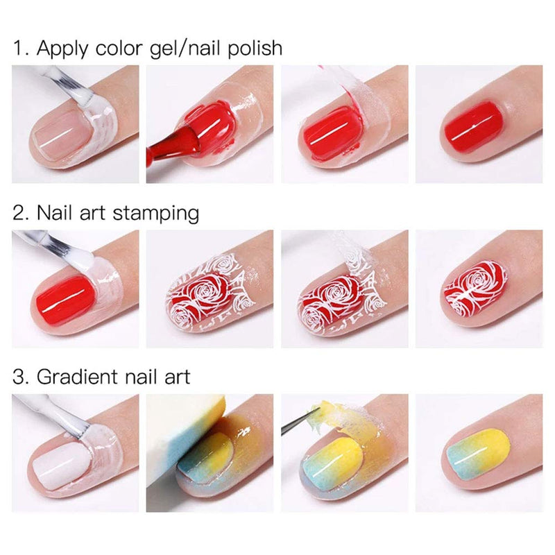 VERONNI Orange Gel Nail Polish Soak Off UV LED Lacquer Gel Nail Orange Nail Art Professional Manicure Nail Art(814) 814 - BeesActive Australia
