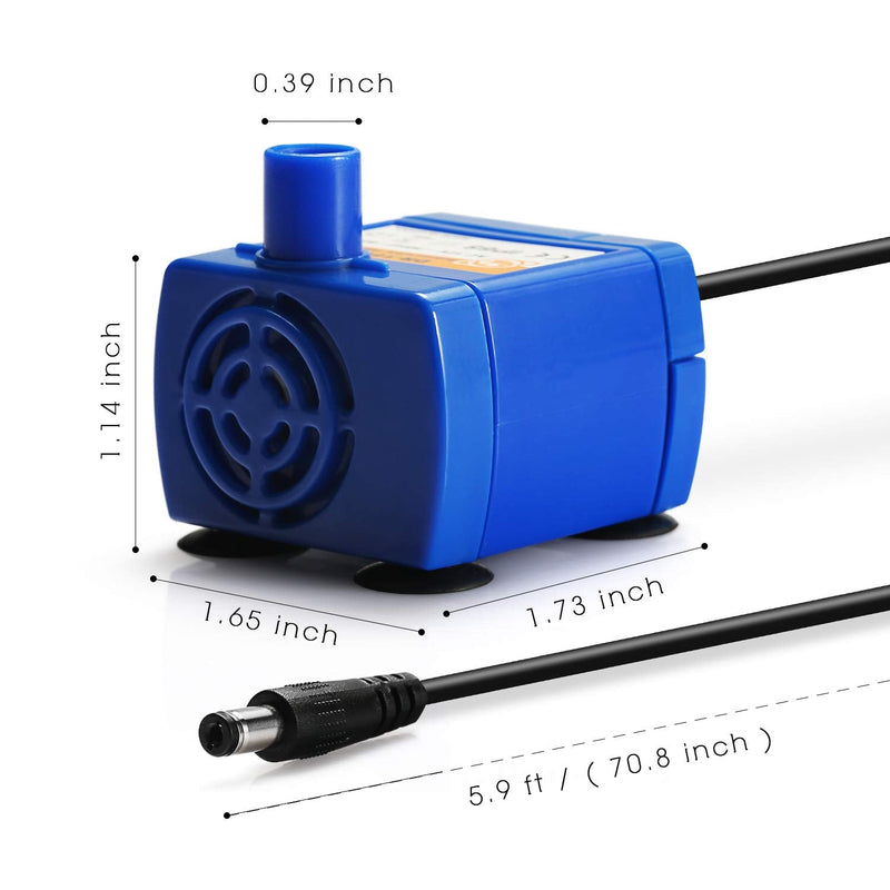 iPettie Pet Fountain Pump Replacement and Hommii Cat Fountains | Power Adapter Not Included | Pack of 1 - BeesActive Australia