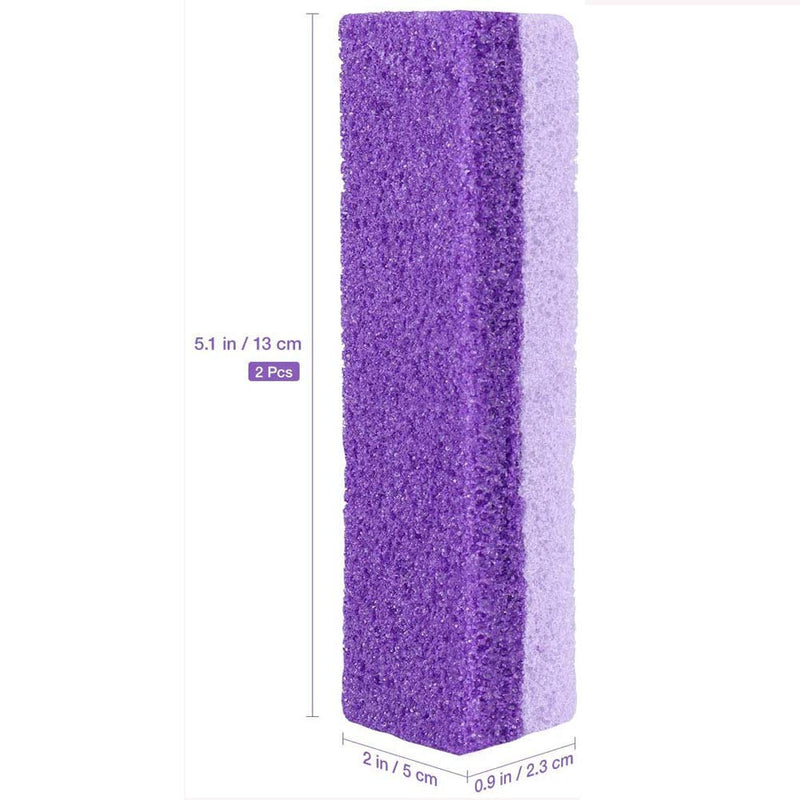 Foot Exfoliator Pedicure Tool Callus Remover Scrubber Skin Cleaner (Purple) - BeesActive Australia