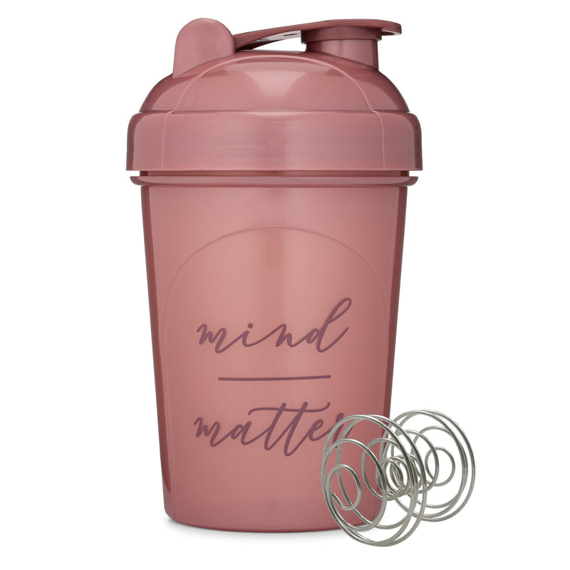 GOMOYO [2 Pack] 20-Ounce Shaker Bottle with Motivational Quotes (Plum & Rose) | Protein Shaker Bottle with Mixer Agitators | Shaker Bottle for Protein Mixes Pack is BPA Free and Dishwasher Safe 20 Ounces | 2 Pack Plum & Rose - BeesActive Australia