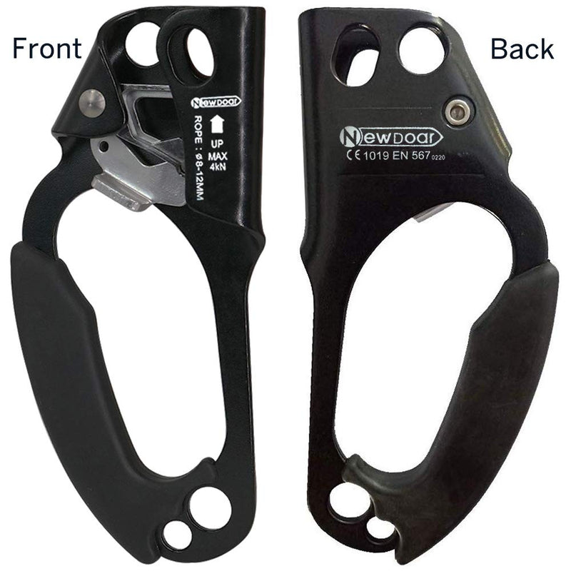 NewDoar UIAA & CE Certified Hand Ascender Rock Climbing Tree Arborist Rappelling Gear Equipment Rope Clamp for 8~12MM Rope - BeesActive Australia