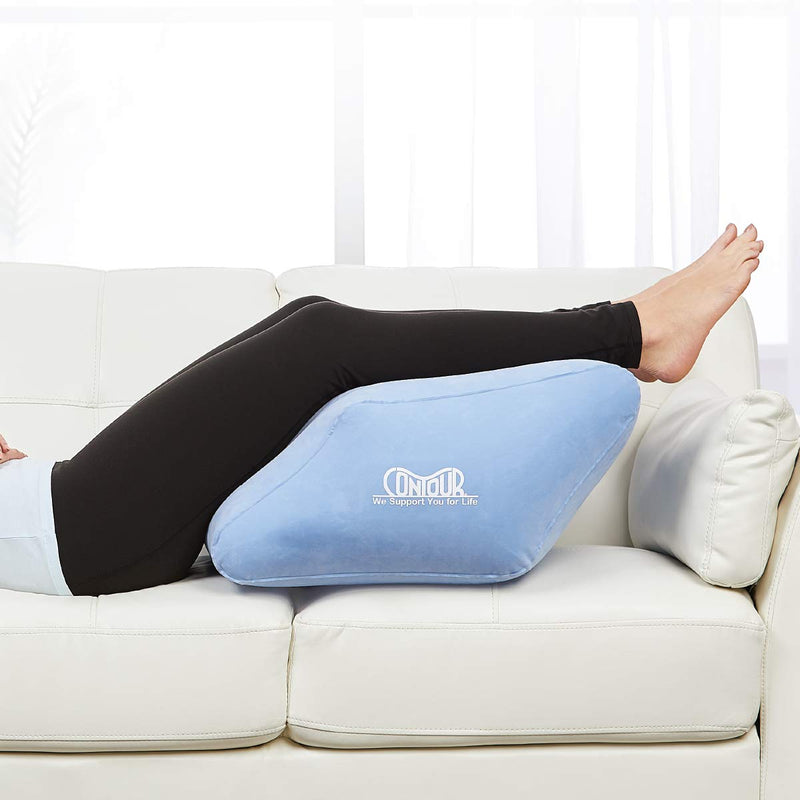Contour 2-in-1 Leg Relief Wedge - Inflatable support cushion for back, leg and foot pain - BeesActive Australia