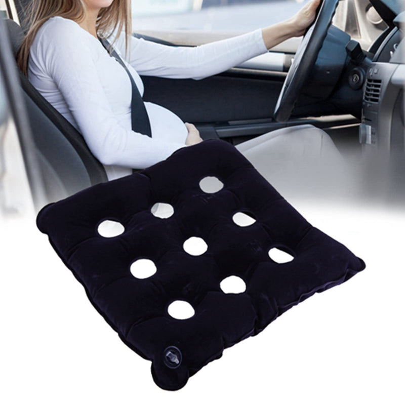 Honiwu Pressure Sore Prevention Inflatable Cushion, Square Cushion Seat for Pressure Sores, Non-bedsores Cushion with Bonus Air Pump, Inflatable Cushion for Wheelchair Office Chair Car (Dark Blue) Dark Blue - BeesActive Australia
