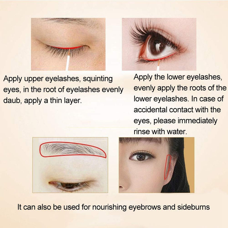 Serum grows eyelashes, 10 ml Liquid nourishing liquid eyelash growth serum - BeesActive Australia