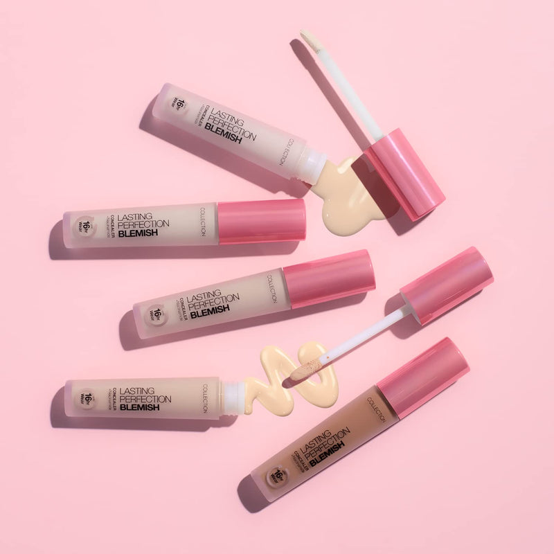 Collection Cosmetics Lasting Perfection Full Coverage Blemish Concealer infused with Niacinamide, 4ml, Beige - BeesActive Australia