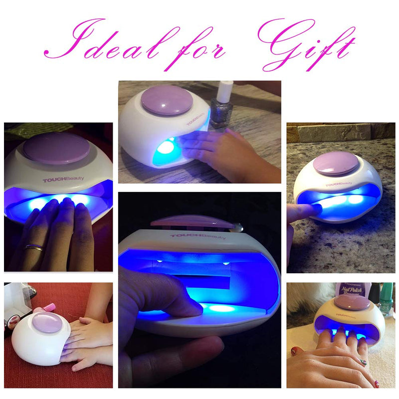 TOUCHBeauty Portable Nail Dryer with Air & 3 UV LED Nail Lamp Mini Size Good for Kids Teen Drying Regular Nail Polishes TB-0889 - BeesActive Australia