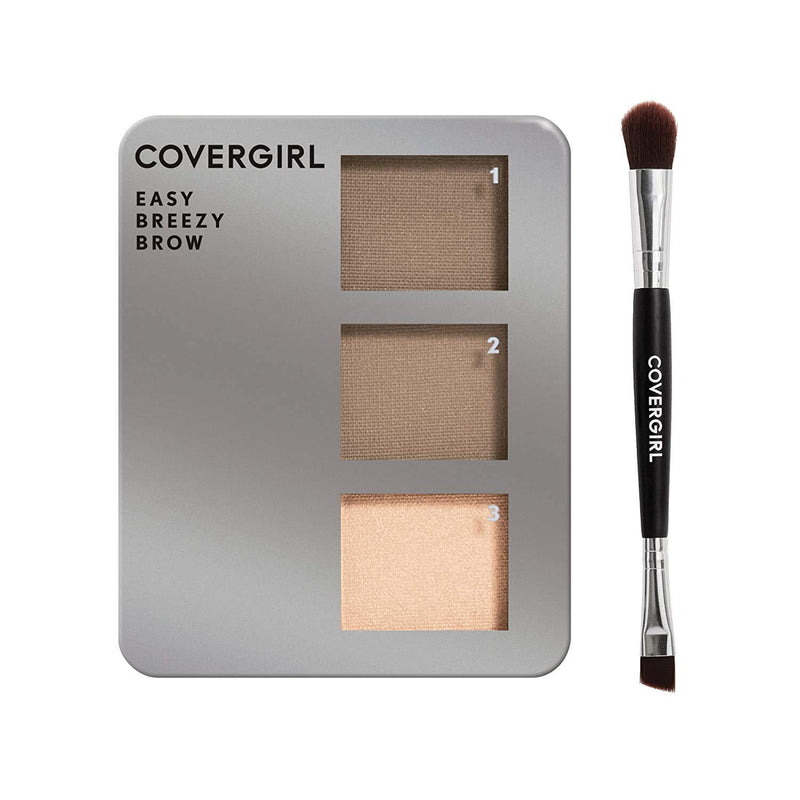 COVERGIRL Easy Breezy Brow Powder Kit, Soft Blonde (packaging may vary) 1 Count - BeesActive Australia