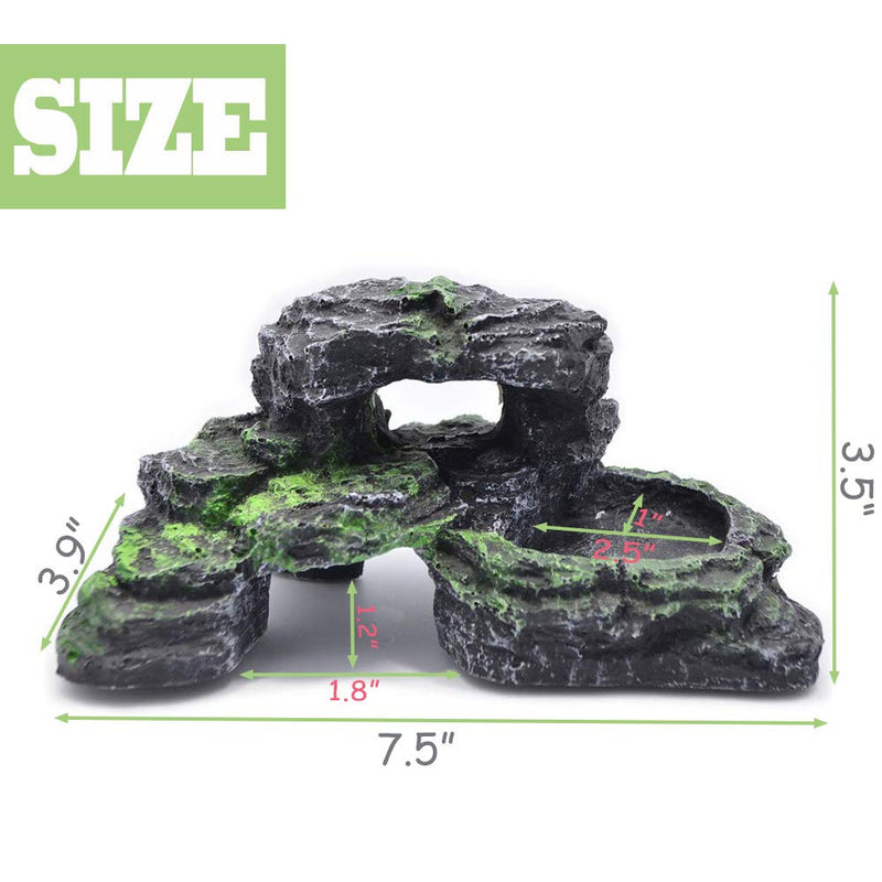 PINVNBY Turtles Dock for Aquarium Reptile Basking Platform for Turtles, Frogs, Newts and Salamanders - BeesActive Australia