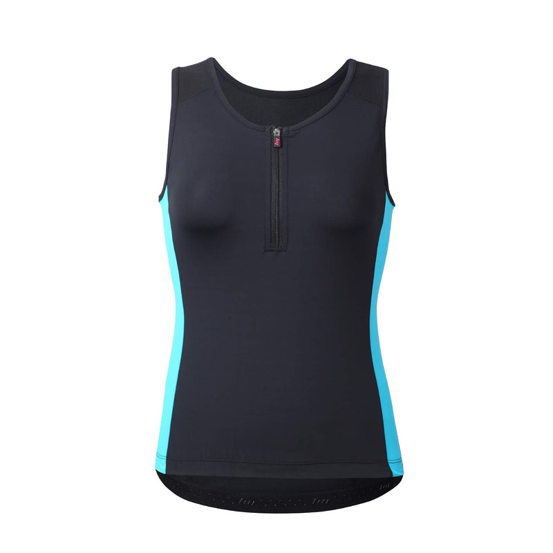 beroy Women Persuit Tri Tank Top,Tristhlon Top Cycling Shorts Jerseys 135black+blue Small - BeesActive Australia