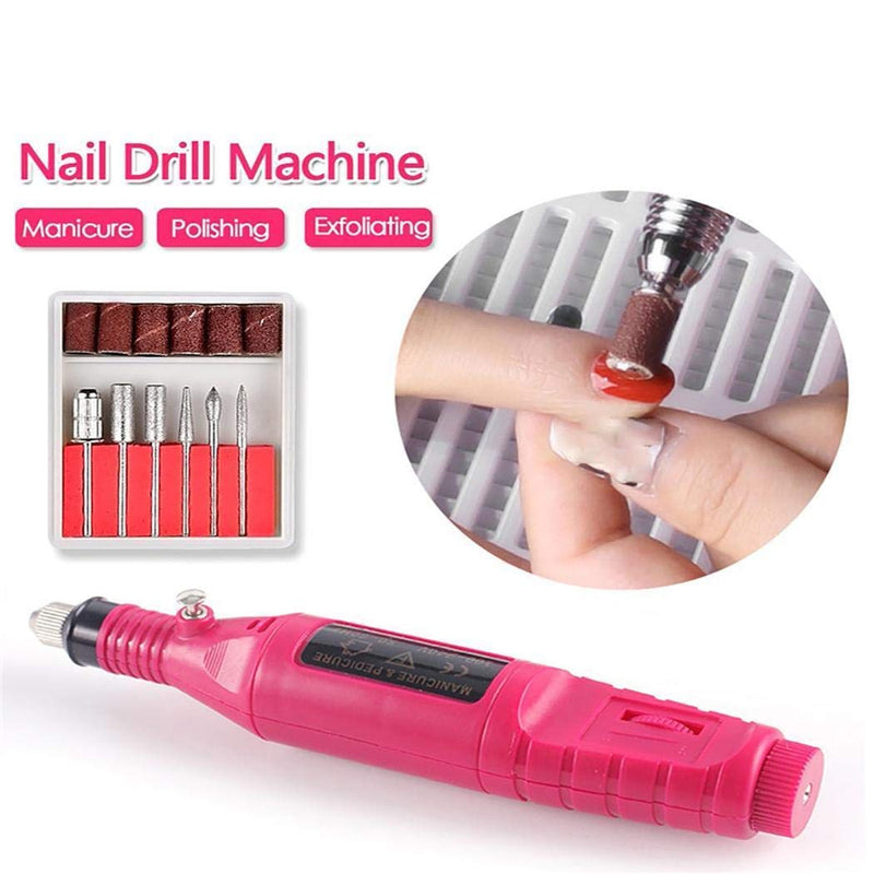 Portable UV Lamp LED Dry Nail Kit Manicure Nail Tool Set,Practical Nail Art Set,3D Art Acrylic Nail Tools - BeesActive Australia