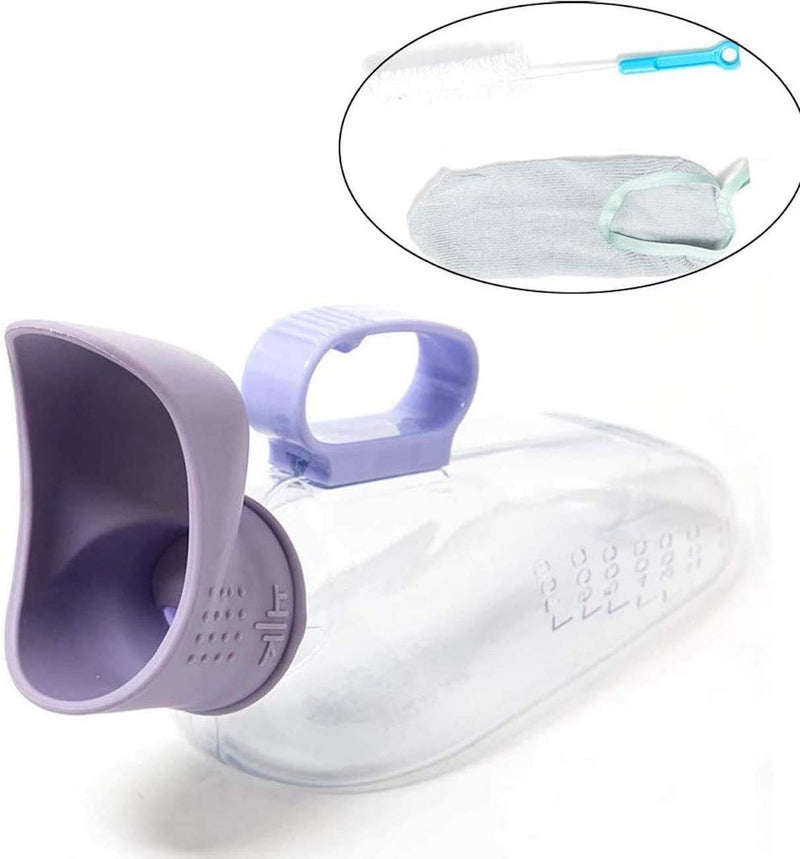 VOCA Urinals for Women Urine Container 700mL Spill Proof Urinary Chamb Female Portable Pee Wee Bottles Easy to Clean - BeesActive Australia