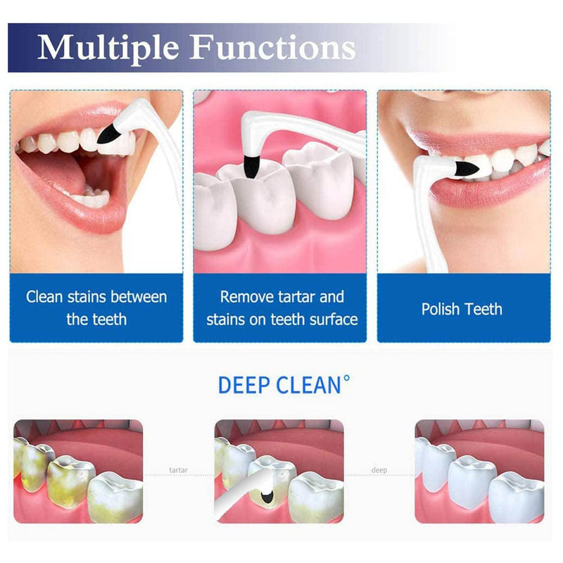 Dental Tartar Remover for Teeth,Teeth Polishing Tooth Stain Clean Teeth Whitening(White) - BeesActive Australia