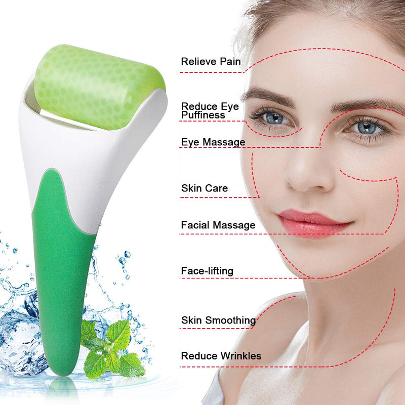 MARZAHAR Ice Roller for Face & Eye Puffiness Relief, Cold Gel Ice Face Roller Massager, Facial Ice Roller Skin Care Product Anti Wrinkle Headaches Relief - BeesActive Australia