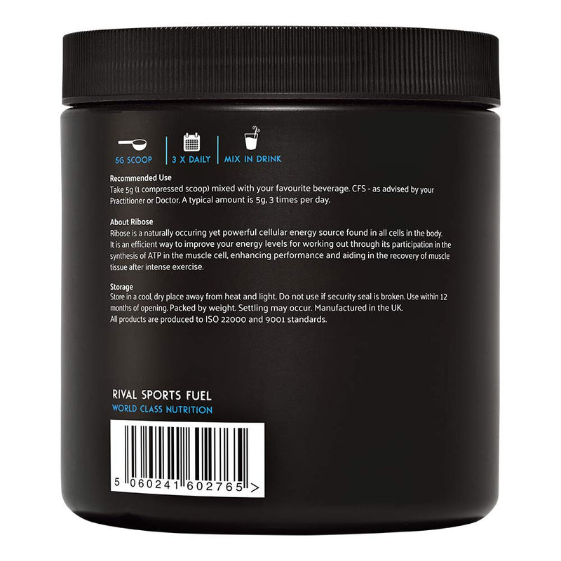 D-RIBOSE 100% Pure 500g Tub Great for ATP Energy Levels and CFS Non GMO 500 g (Pack of 1) - BeesActive Australia