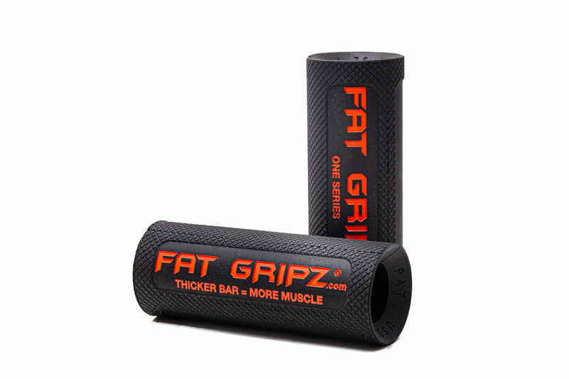 Fat Gripz One (1.75" Outer Diameter) Black/Orange - BeesActive Australia