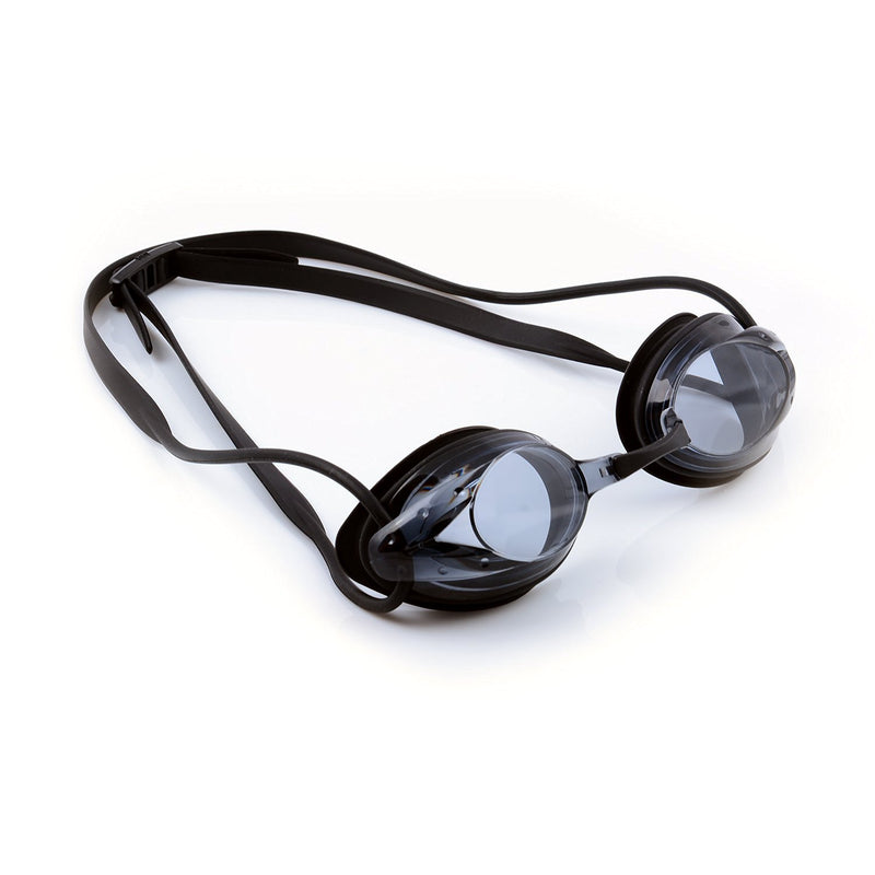 [AUSTRALIA] - The Friendly Swede 2 Pack Swim Goggles for Adults with Interchangeable Nose Pieces and Protective Cases, Black and Clear Black + Clear 