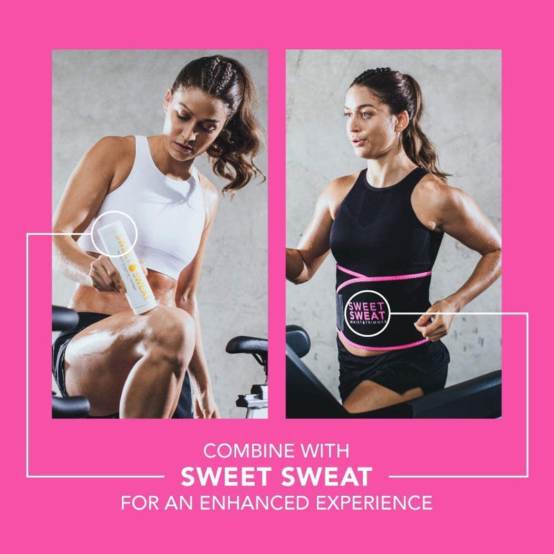 Sweet Sweat Waist Trimmer, by Sports Research - Waist Trainer for Women & Men - Sweat Band Belt - Faja para Hacer Ejercicios Medium Pink - BeesActive Australia