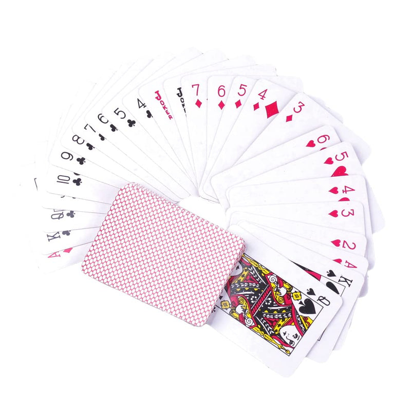 XIUSHUI 5 Decks Mini Playing Cards Party Favor, Miniature Poker Cards Traveling Decks Cards Festival Party Game Supply for Kids and Adults, 2 X 1.5 inch - BeesActive Australia