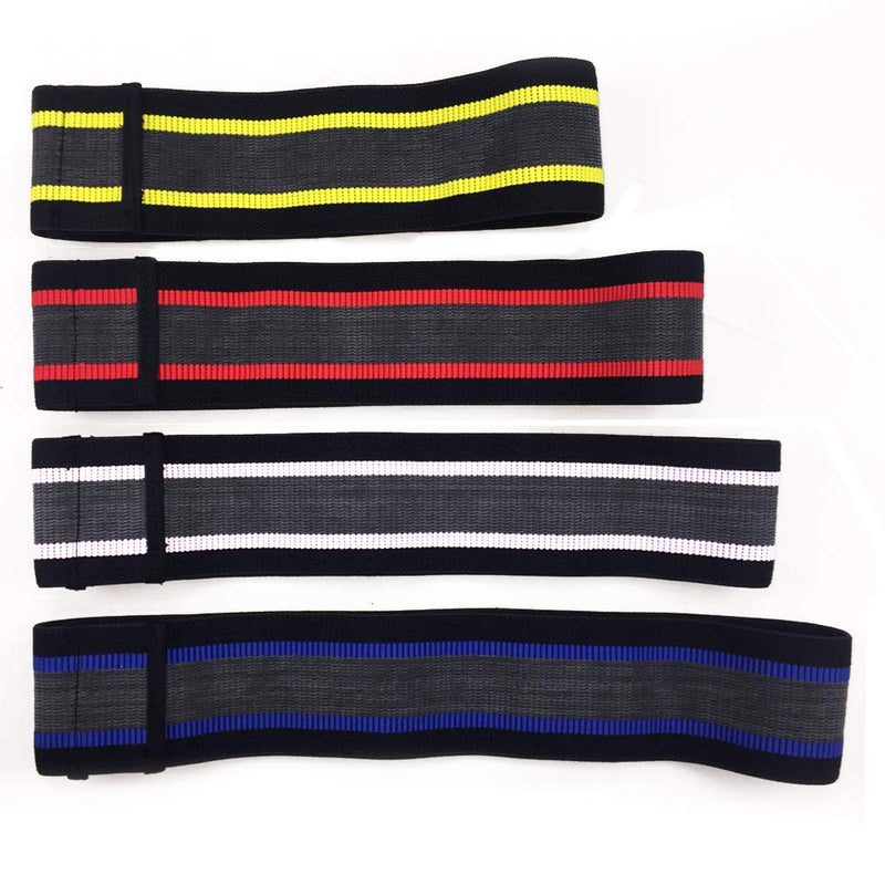 Kbands Training Infinity Hip Bands - Fabric Non-Slip Rubber Lining for Stability - 4 Levels - BeesActive Australia