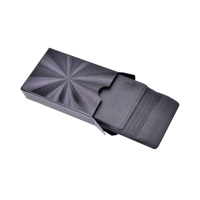 Luxury Playing Cards 100% Waterproof Flexible Plastic 52+2 Poker Black - BeesActive Australia