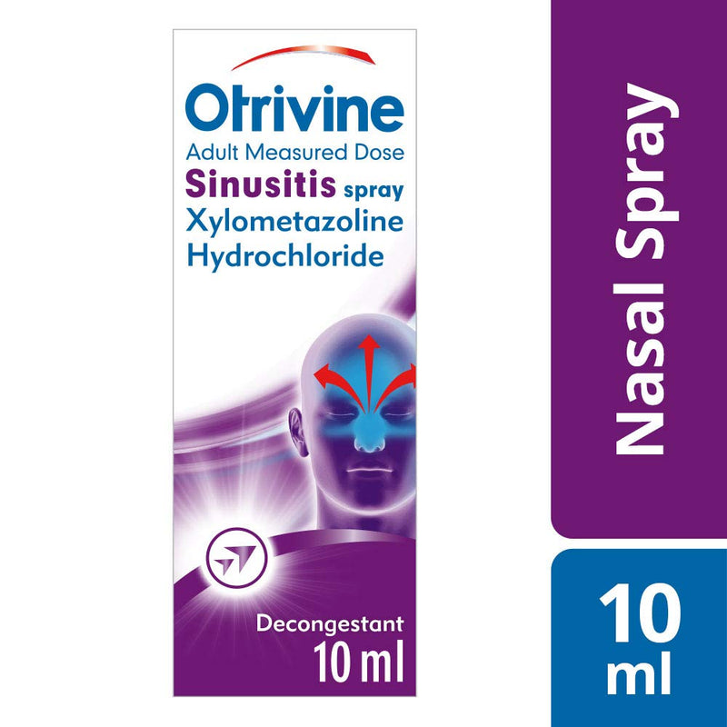 Otrivine Sinusitis Relief Nasal Spray, Blocked Nose, Congestion Relief