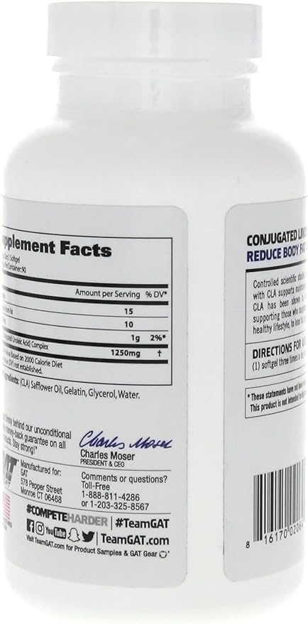 CLA 1250 90 Softgels (CLA 1250 90 Softgels) - BeesActive Australia