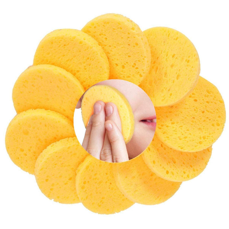 36 Pcs Facial Sponge Compressed Face Cleansing Washing Sponge Makeup Tool for Facial Cleansing Exfoliating Spa Massage Makeup Removal - BeesActive Australia