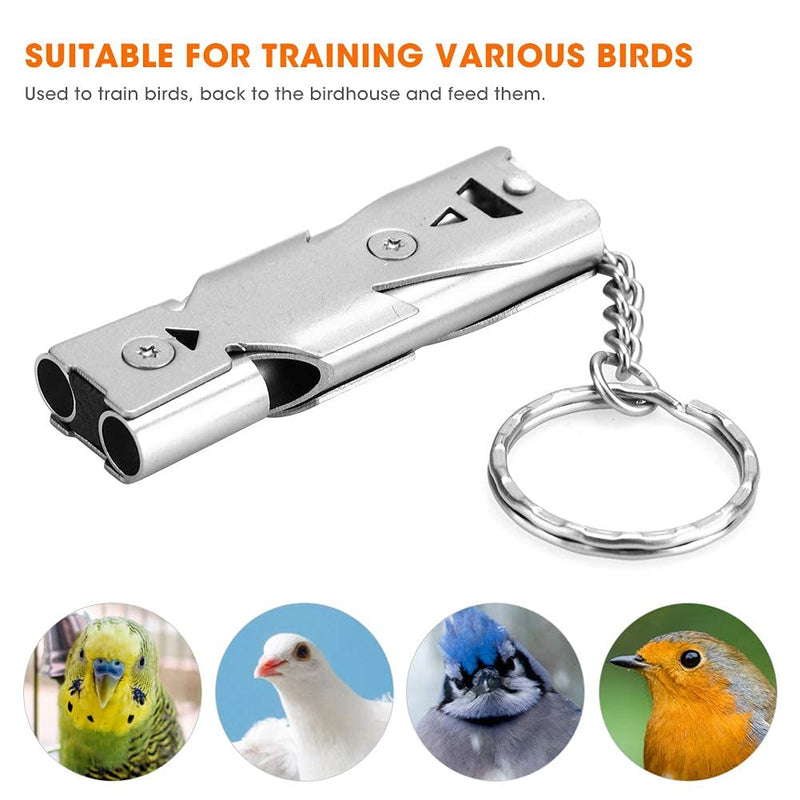 eecoo Copper Ultrasonic Whistle Training Whistle for Bird to Training Back to Birdhouse for Parrot Pigeon - BeesActive Australia