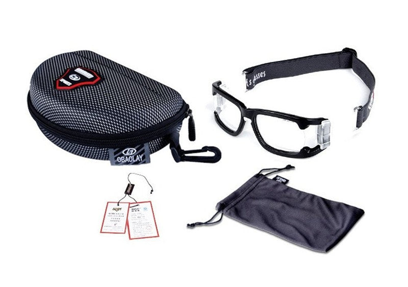Kagogo Sports Protective Basketball Glasses Safety Goggles for Adults Football Transparent White001 - BeesActive Australia