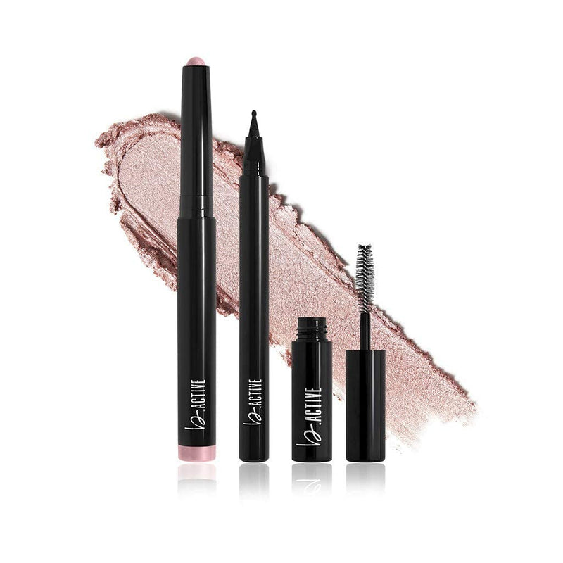 One Click Beauty b.Active 3-Piece Eye Kit, Longwear Makeup, The Mauves - BeesActive Australia