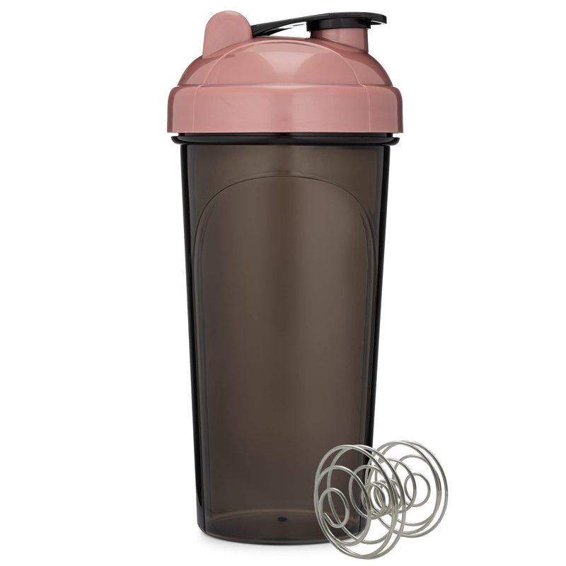 [4 Pack] 28 oz Shaker Bottle | Protein Shaker Bottle 4-Pack with Mixing Agitators (Black/Rose, Purple/White, Pink, Mint/White) | Shaker Bottle for Protein Mixes Pack is BPA Free and Dishwasher Safe 28 Ounces Black/Rose, Purple/White, Pink, & Mint/White - BeesActive Australia