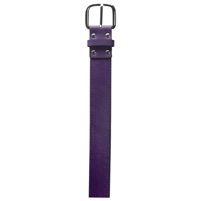 [AUSTRALIA] - Schutt Sports Synthetic Leather Baseball and Softball Uniform Belt Purple Small 