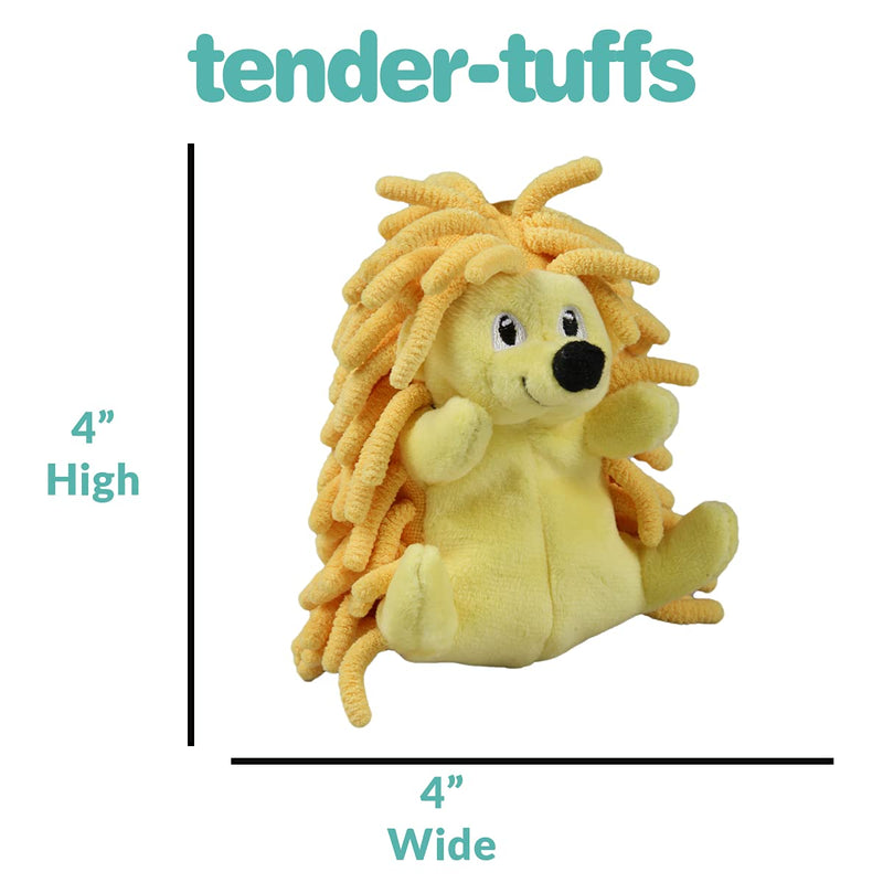 Snuggle Puppy Tender-Tuffs Tiny Hedgehog and Clownfish Plush Dog Toys Bundle - Tough Animal Squeaky Toys - BeesActive Australia