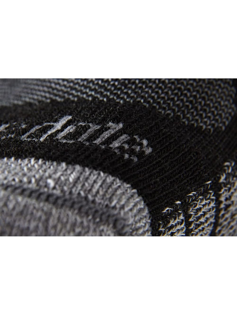 Bridgedale mens Lightweight Ankle Height - Merino Endurance Socks Black/Silver Medium - BeesActive Australia