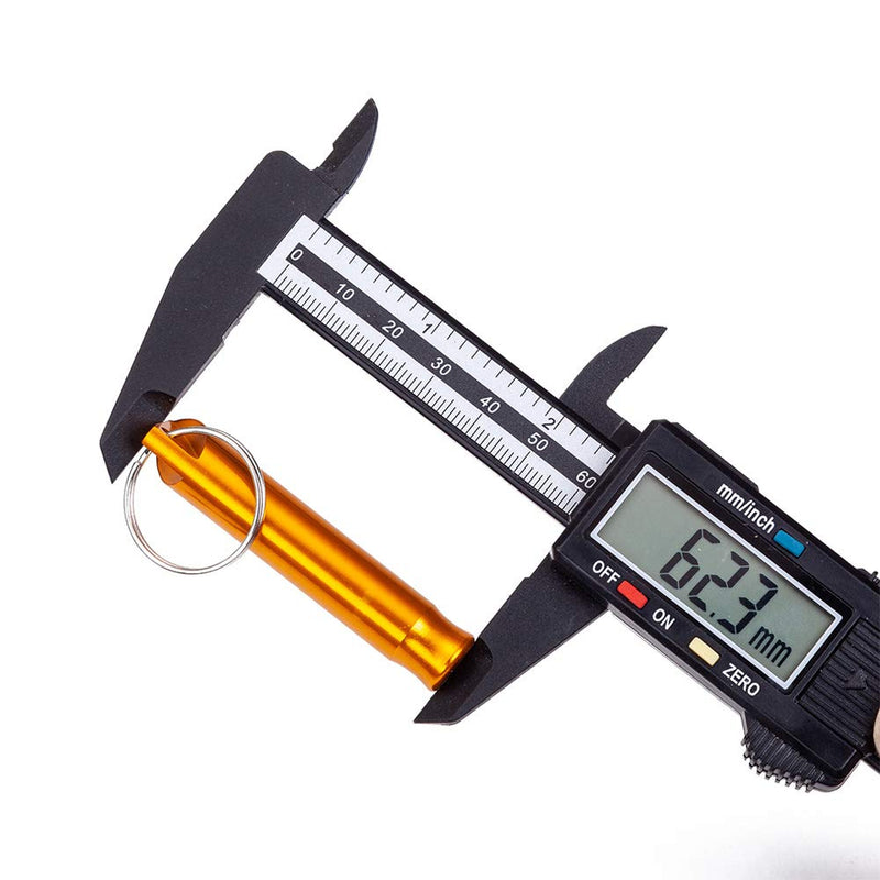 DDJYP Pack of 8 Extra Loud Emergency Whistle Keychain Camping Survival Whistle, Aluminum Alloy Whistle Key Chain for Camping Hiking Hunting Outdoors Sports - BeesActive Australia