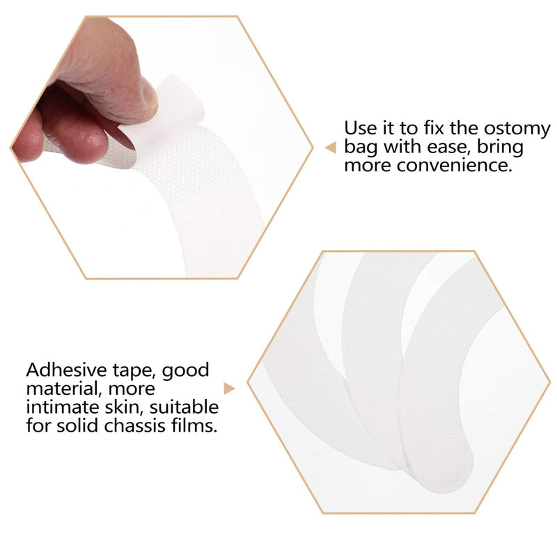 Healifty Pack of 20 Skin Protection Strips Elastic Stoma Protection Tape Waterproof Hydrocolloid Extender Adhesive for Stoma Bag Accessories - BeesActive Australia