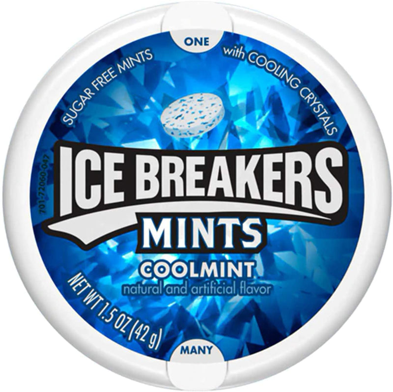 ICE BREAKERS Sugar Free Mints, Coolmint, 1.5 Ounce (Pack of 8) - BeesActive Australia