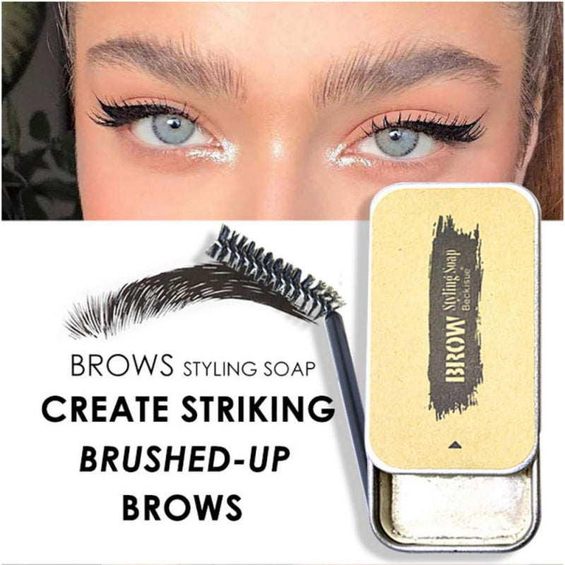 MKYUHP Wild Eyebrow Shaping Soap Long-lasting Waterproof Eyebrow Shaping Gel Wax Eyelash Re-Growth Wax, Great Choice for Christmas. - BeesActive Australia