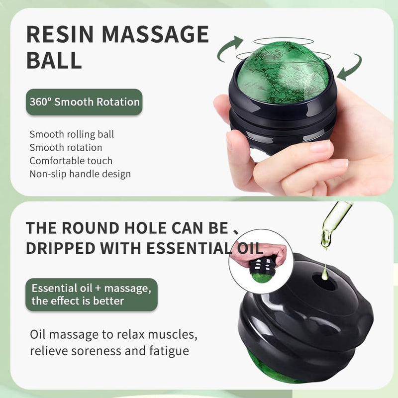 Massage Ball and Fascia Ball for Self Massage and Trigger Point Therapy Trigger Point Massager Acupressure Massage Ball Back Neck Pain Massage Roller - BeesActive Australia