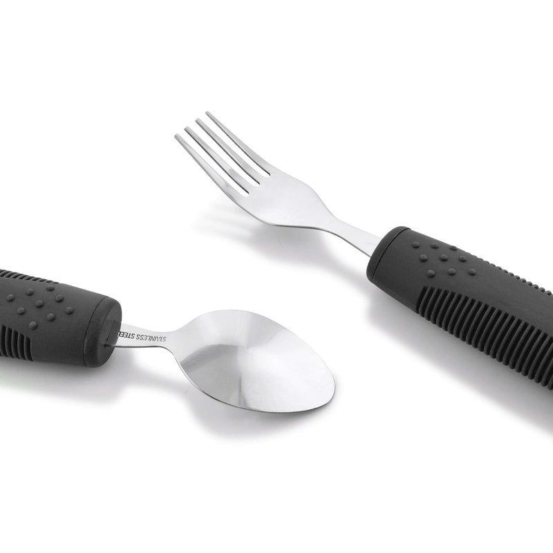 Celley Adaptive Utensils for Elderly, Arthritis, Parkinsons and Handicapped, Non-Weighted, 4 Pcs Set - BeesActive Australia