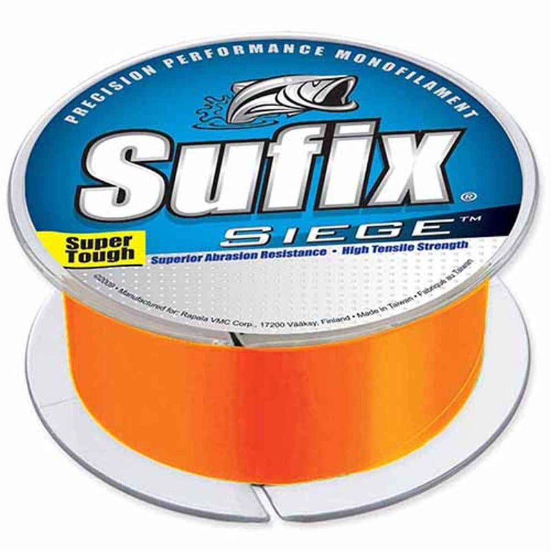 Sufix Siege 330-Yards Spool Size Fishing Line (Tangerine, 14-Pound) - BeesActive Australia