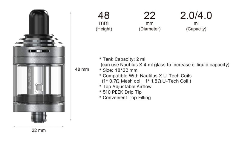Aspire Nautilus X Coils Replacement Atomizer Nautilus XS X30 Rover 2 BVC Coil 1.8ohm Pack of 5 - BeesActive Australia