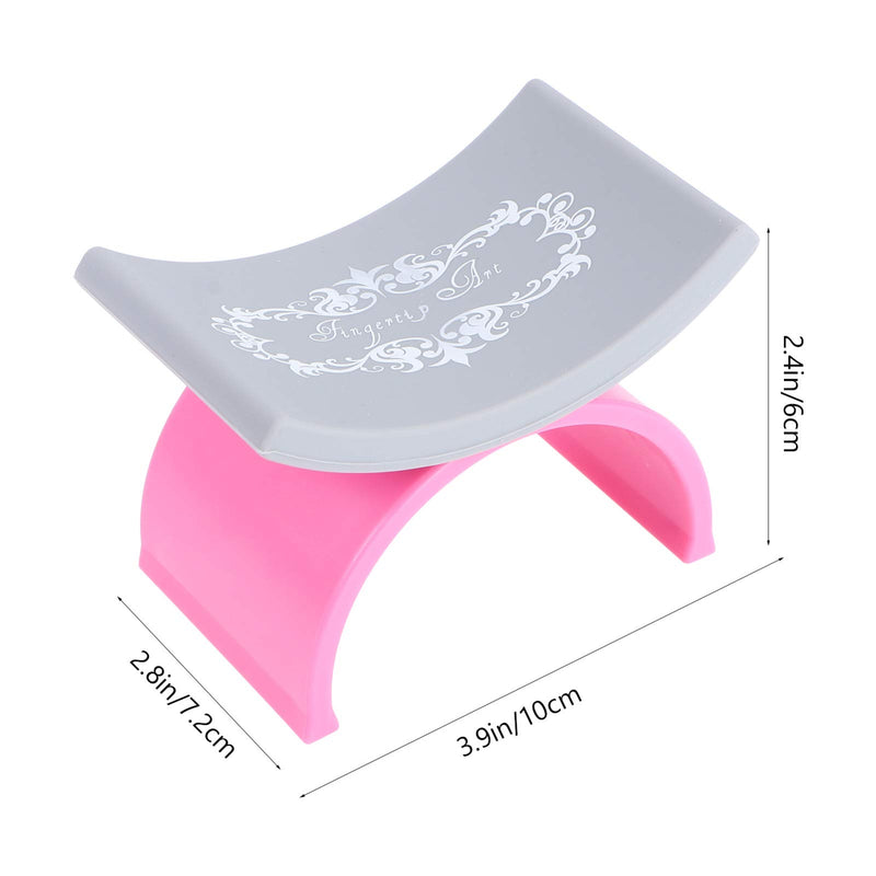 Beaupretty Nail Arm Rest,Manicure Hand Pillow U Shape Cushion Pillow Professional Nail Rest Cushion Table Desk Station Manicure Tool,Pink Pink - BeesActive Australia