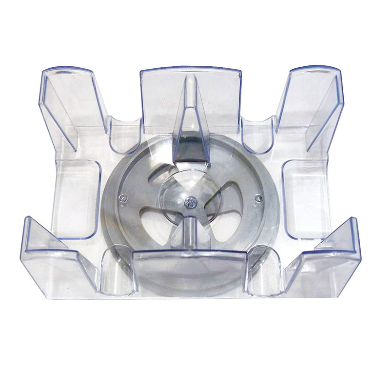 6-Deck Rotating Card Tray - Smooth 360 Degree Swivel - Convenient Playing Card Holder Great for Canasta, Hand and Foot, Dealing and Discard Accessories (6-Deck Tray) 6-Deck Tray - BeesActive Australia